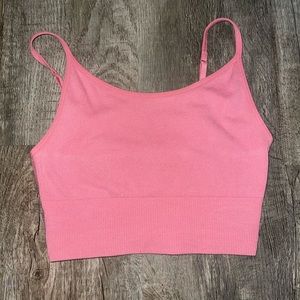 Pink Cropped Tank